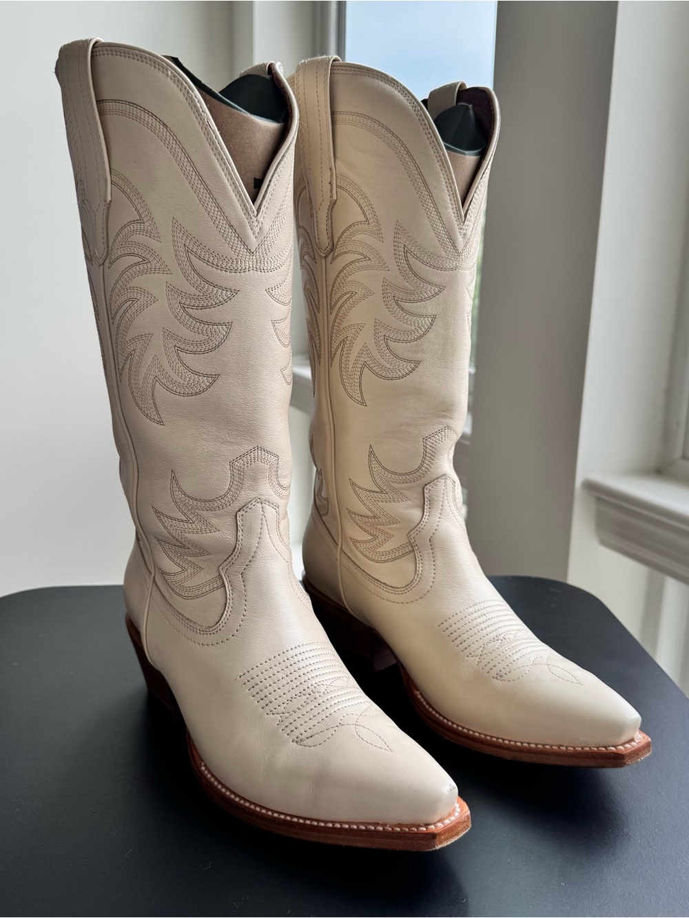 Tecovas The Annie Bone Cowhide Western Boots 7.5 B